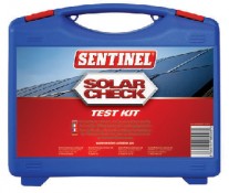 SENTINEL SOLAR CHECK TEST KIT - Valigetta con l'occorrente per il monitoraggio degli impianti solari: controllo orientamento pannelli, controllo livello ed efficacia dell'antigelo, controllo del pH.