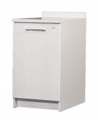 Base da 45 cm. con Top, DESTRO (cerniere a destra), anta con finitura lucida, maniglia cromo Superbrill Base da 45 cm. con Top, DESTRO (cerniere a destra), anta con finitura lucida, maniglia cromo Superbrill