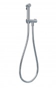 Set doccia SANITARIA con rubinetto, con supporto fisso, Flessibile antitorsione da 150 cm. e Doccetta