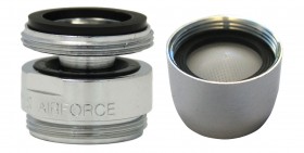 Aeratore a Snodo SN24/22 + Aeratore 22x1 HPB Cromato  Aeratore a Snodo SN24/22 + Aeratore 22x1 HPB Cromato