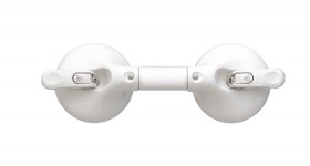 Maniglione a ventosa Bianco serie OGNIDOVE Lunghezza cm.32 Diam.tubo 35mm Maniglione a ventosa Bianco serie OGNIDOVE Lunghezza cm.32 Diam.tubo 35mm