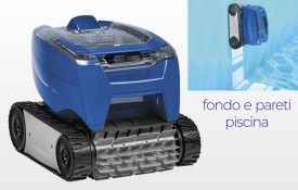 TornaX PRO RT 3200 - Robot progettato per garantire una pulizia efficace e completamente autonoma del FONDO  e delle PARETI della piscina con rivestimento in liner, poliestere, PVC armato, cement[...]
