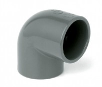 GIV - Gomito a 90°, estremità a bicchiere per incollaggio GIV - Gomito a 90°, estremità a bicchiere per incollaggio