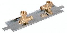 Staffa + Attacco scorrevole doppio, placca di supporto l. 280mm Staffa + Attacco scorrevole doppio, placca di supporto l. 280mm