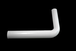 Tubo scarico bianco, misure 50x40x325 mm Tubo scarico bianco, misure 50x40x325 mm