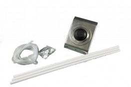 Pulsante Pneu pavimento/parete, inox Pulsante Pneu pavimento/parete, inox