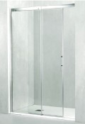 PL-PSC – Parete doccia con porta scorrevole per installazione in nicchia. Abbinata alla Parete fissa di profondità PL-F forma una cabina doccia ad angolo. Abbinabile alla Parete fissa aggiunti[...]