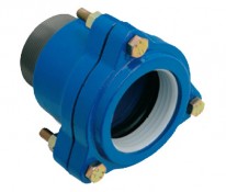 Monogiunto in ghisa per PE con filetto maschio in ottone  Monogiunto in ghisa per PE con filetto maschio in ottone