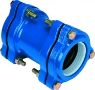 Giunto in ghisa diritto per PE Giunto in ghisa diritto per PE