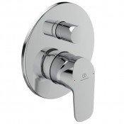 Parte esterna per miscelatore monocomando ad incasso per vasca-doccia con deviatore. Il miscelatore lavora con il corpo universale ad incasso A1300NU, da ordinare separatamente. Parte esterna per miscelatore monocomando ad incasso per vasca-doccia con deviatore. Il miscelatore lavora con il corpo universale ad incasso A1300NU, da ordinare separatamente.