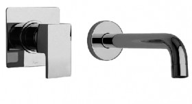 Miscelatore lavabo a muro, bocca interasse mm 190 Miscelatore lavabo a muro, bocca interasse mm 190