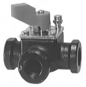 Valvola a settore a 3 vie filettata DN 40, PN6, per acqua calda o fredda, campo 2-120° C, angolo di rotazione max 90°, da utilizzare con motori SQK-SQL Valvola a settore a 3 vie filettata DN 40, PN6, per acqua calda o fredda, campo 2-120° C, angolo di rotazione max 90°, da utilizzare con motori SQK-SQL