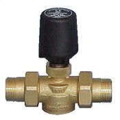 Valvole di zona da 1/2 a due vie filettate, corpo in ottone, complete di bocchettone Valvole di zona da 1/2 a due vie filettate, corpo in ottone, complete di bocchettone