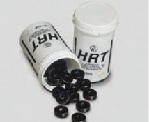 HRT stampate in gomma nera nitrilica 85° 