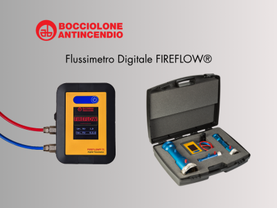 Nuovo Fire Flow TS di Bocciolone: flussimetro digitale con tecnologia touch-screen Nuovo Fire Flow TS di Bocciolone: flussimetro digitale con tecnologia touch-screen